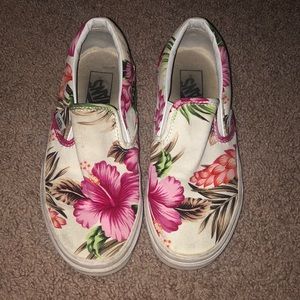 Vans floral Hawaiian print
